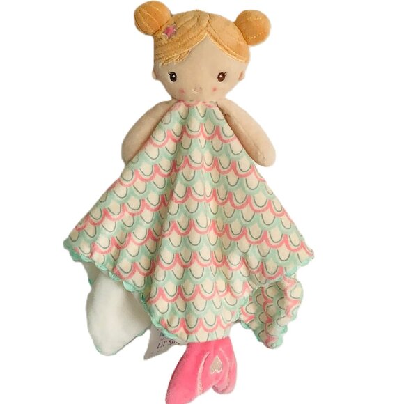 New w/ Tag Douglas Baby Lil Snuggler Mermaid Security Blanket Lovey - Picture 1 of 11